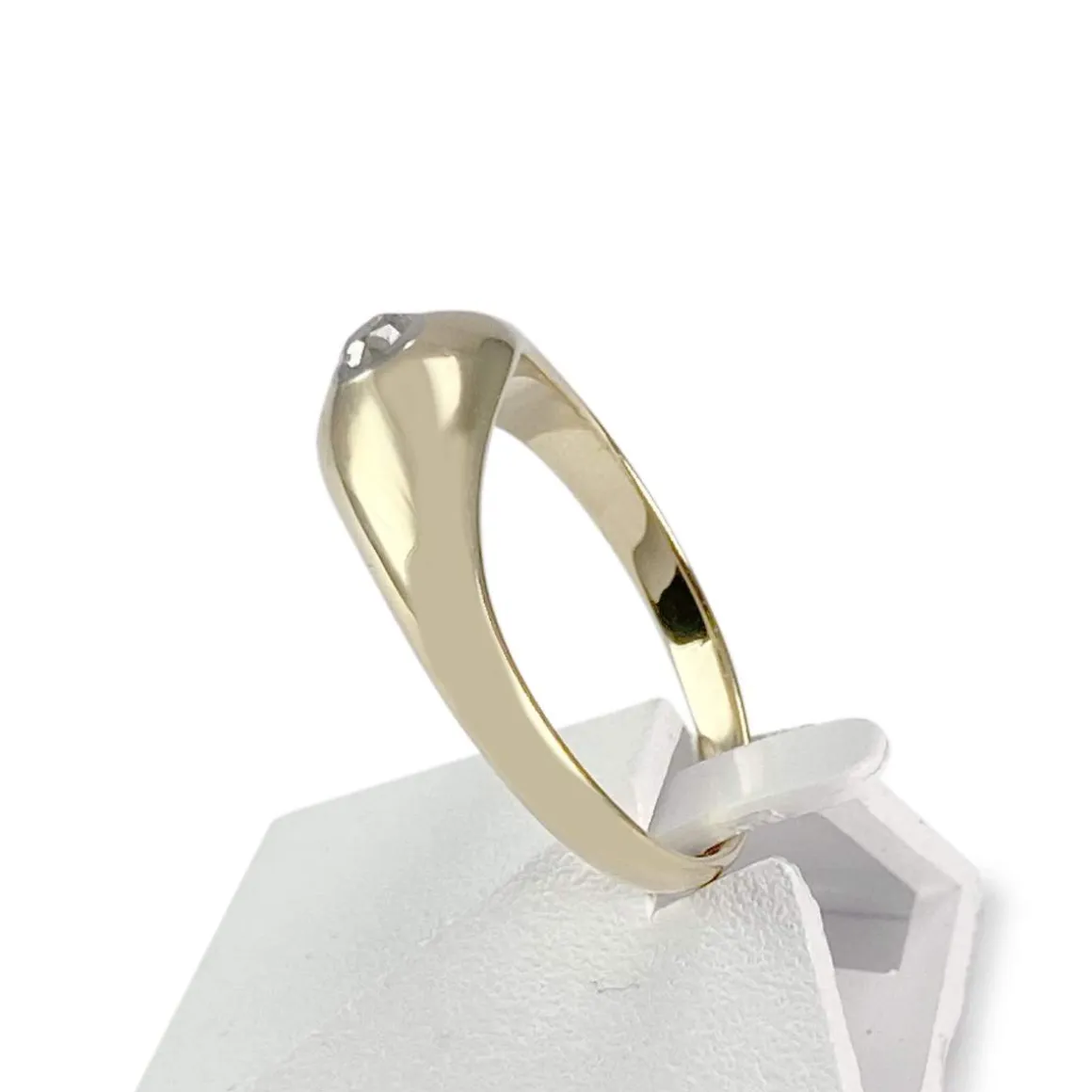 Bague d'occasion or 750 jaune diamant