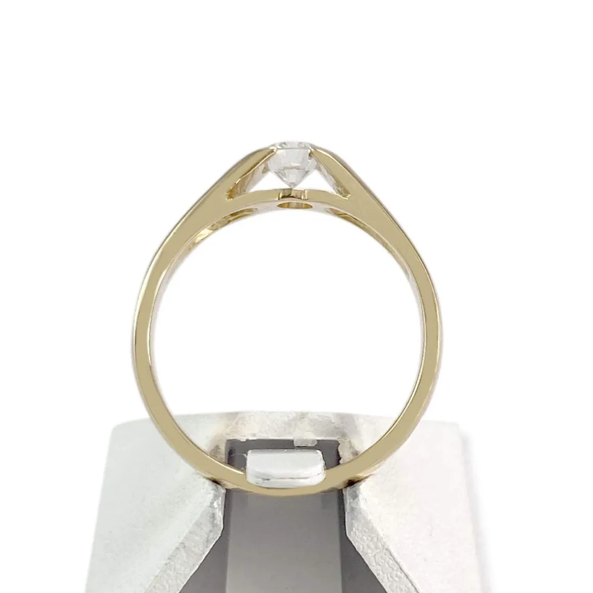 Bague d'occasion or 750 jaune diamant