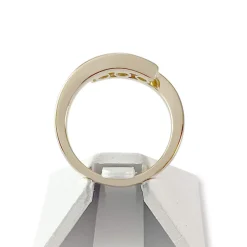 Bague d'occasion or 750 jaune diamants