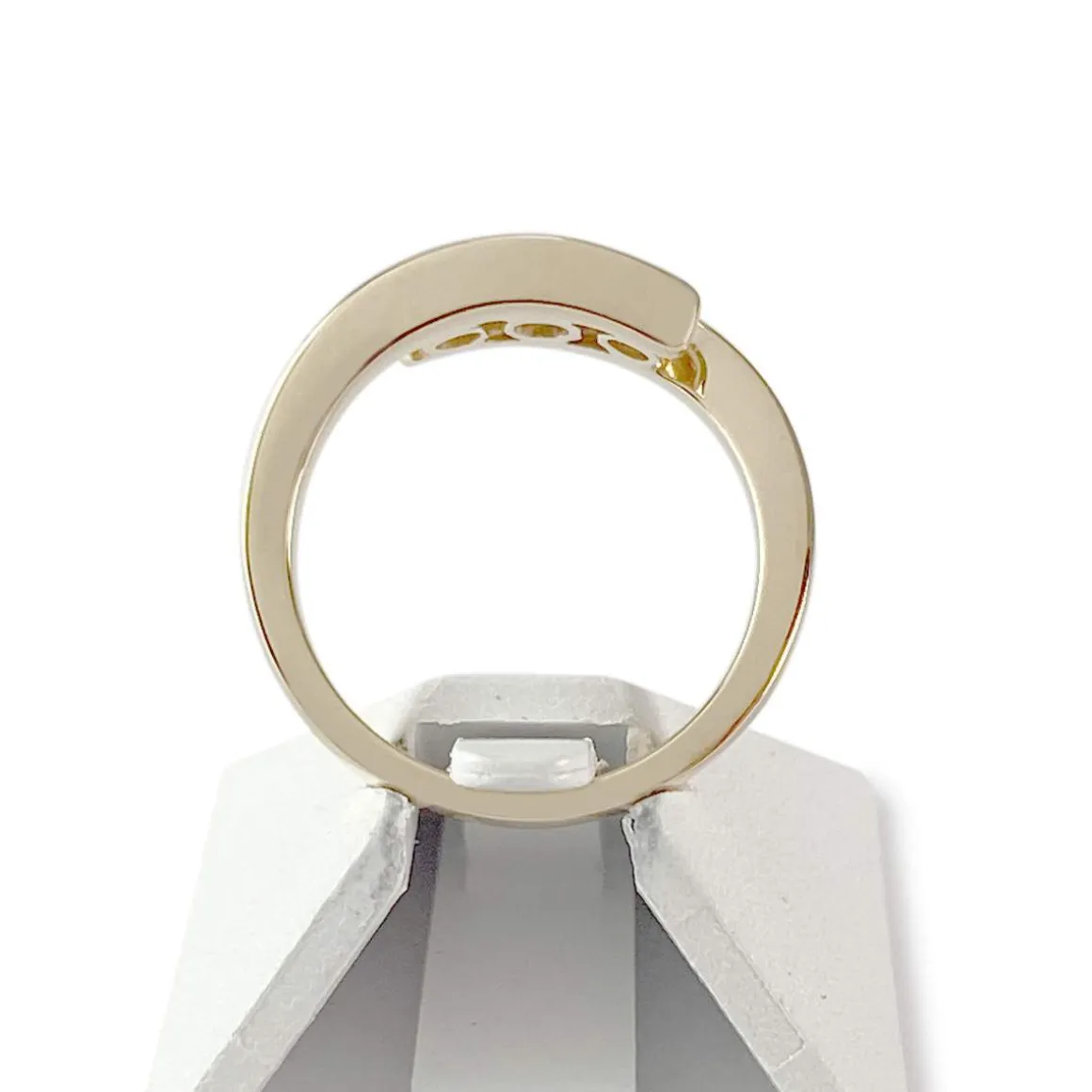 Bague d'occasion or 750 jaune diamants