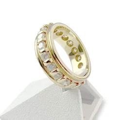 Bague d'occasion or 750 jaune diamants