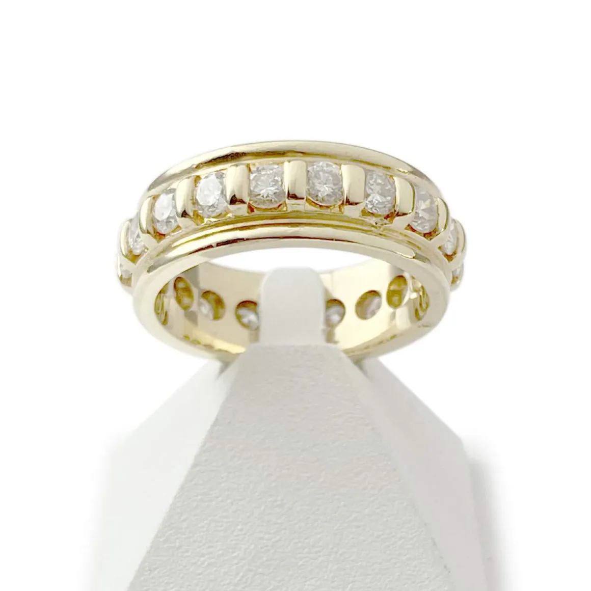 Bague d'occasion or 750 jaune diamants