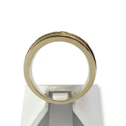 Bague d'occasion or 750 jaune diamants saphir