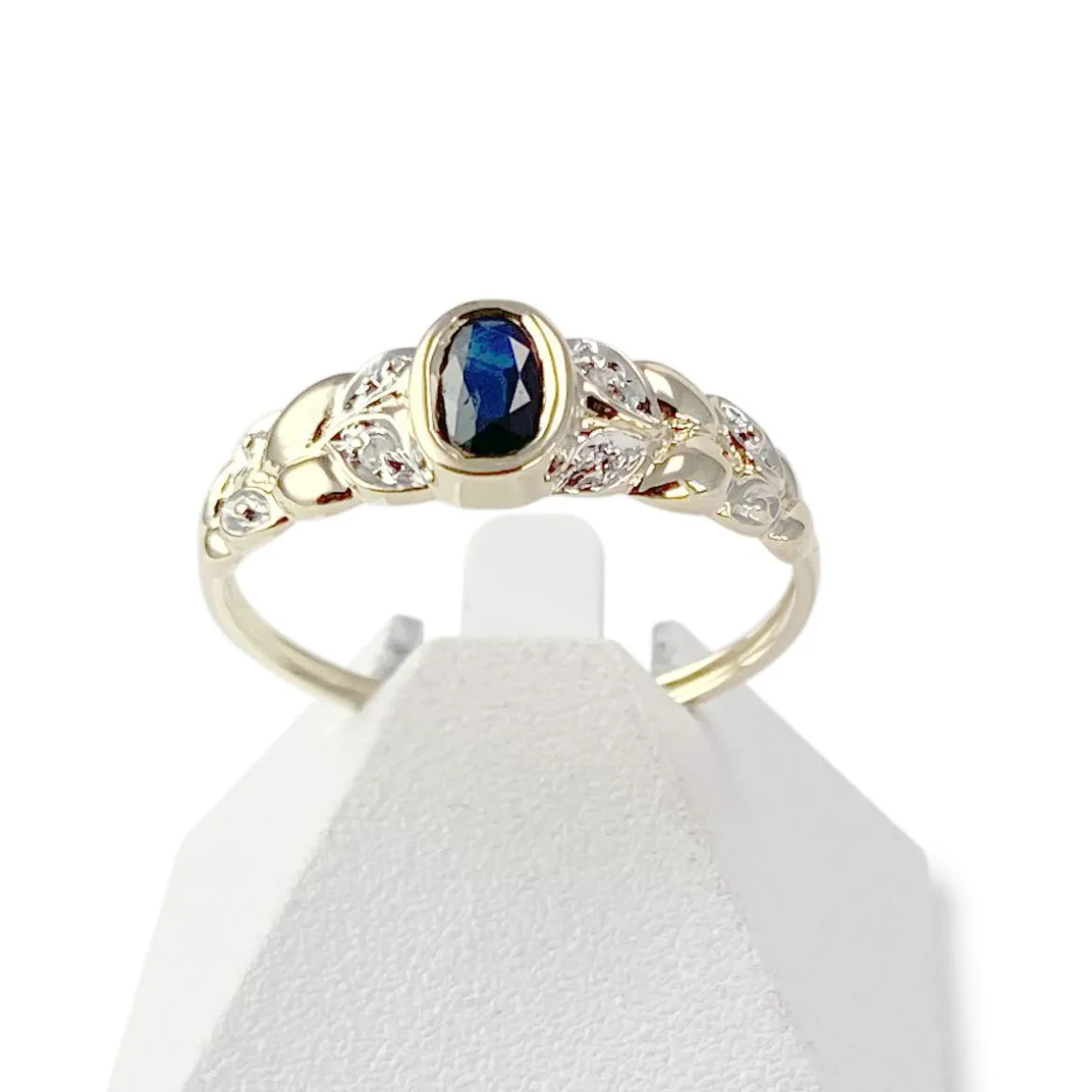 Bague d'occasion or 750 jaune diamants rubis