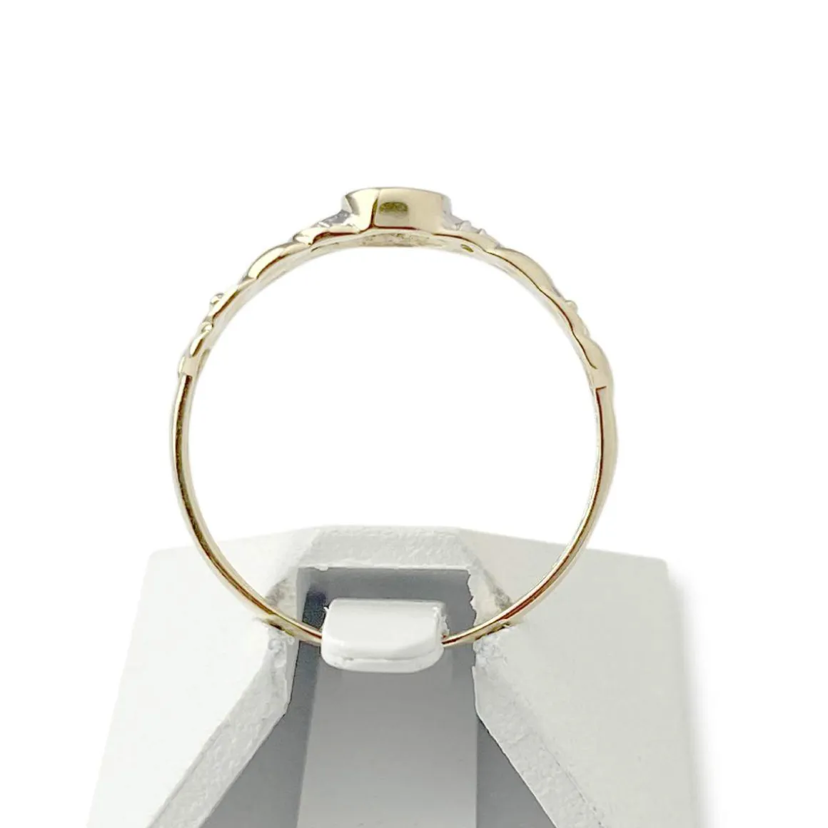 Bague d'occasion or 750 jaune diamants rubis