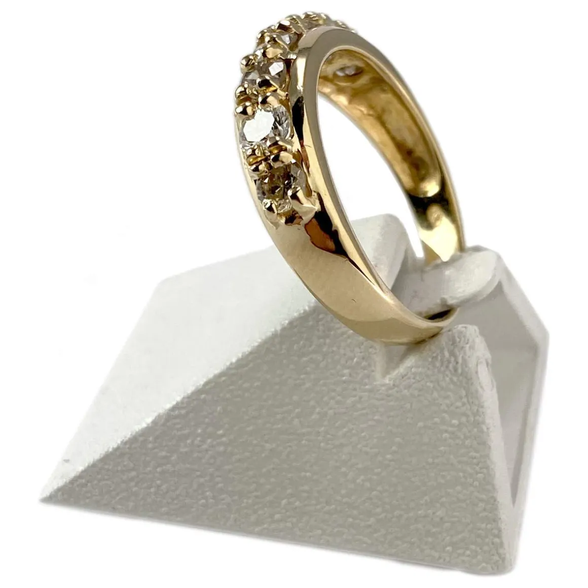 Bague d'occasion or 750 jaune diamants