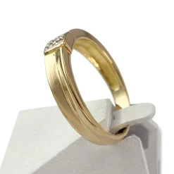 Bague d'occasion or 750 jaune diamant