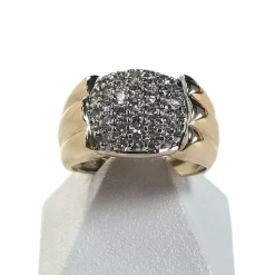 Bague d'occasion or 750 jaune diamant