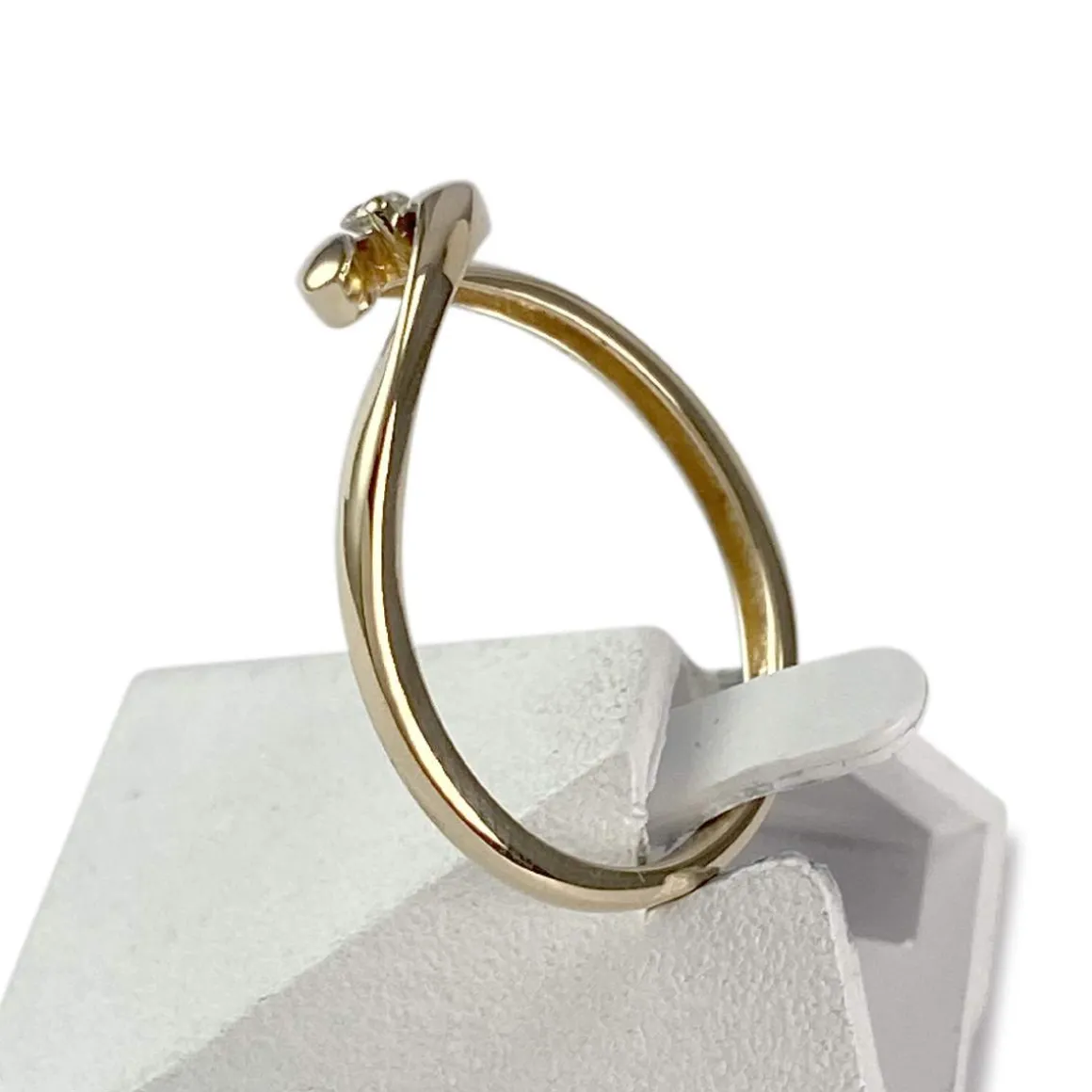 Bague d'occasion or 750 jaune diamant