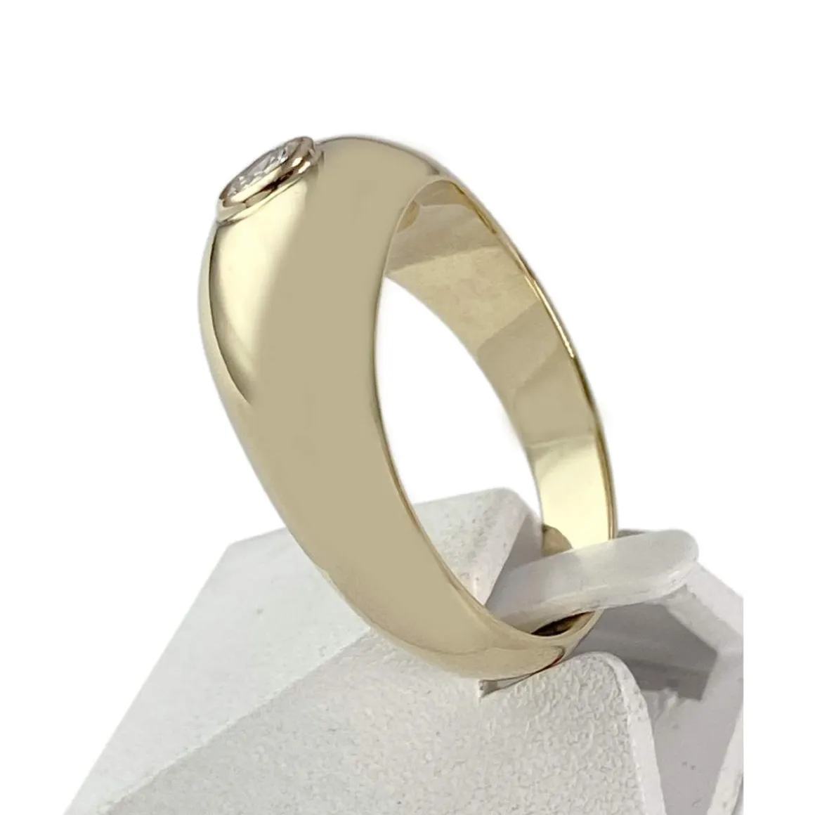 Bague d'occasion or 750 jaune diamant