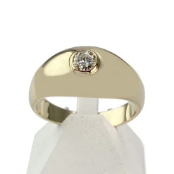 Bague d'occasion or 750 jaune diamant