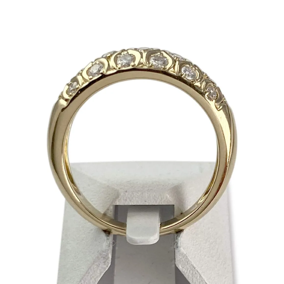 Bague d'occasion or 750 jaune diamants