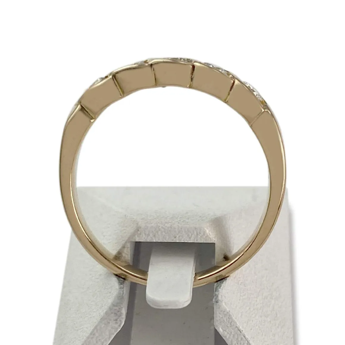 Bague d'occasion or 750 jaune diamants