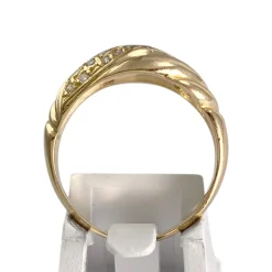 Bague d'occasion or 750 jaune diamants