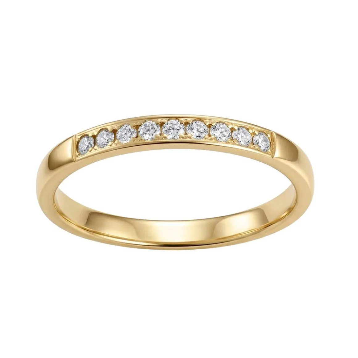 Bague d'occasion or 750 jaune diamants