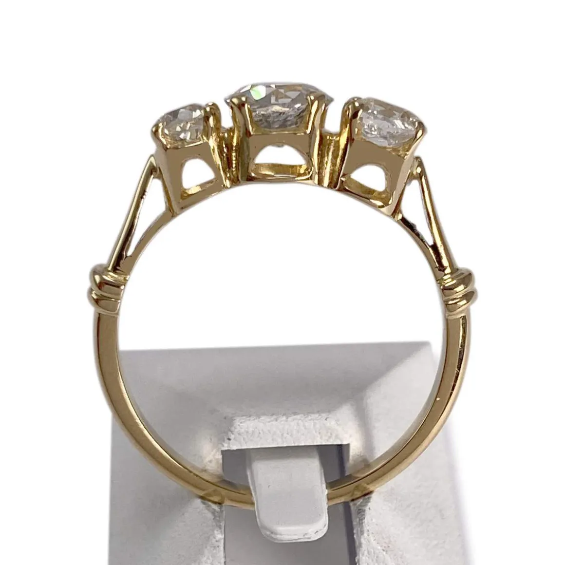 Bague d'occasion or 750 jaune diamants