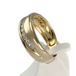 Bague d'occasion or 750 jaune diamants