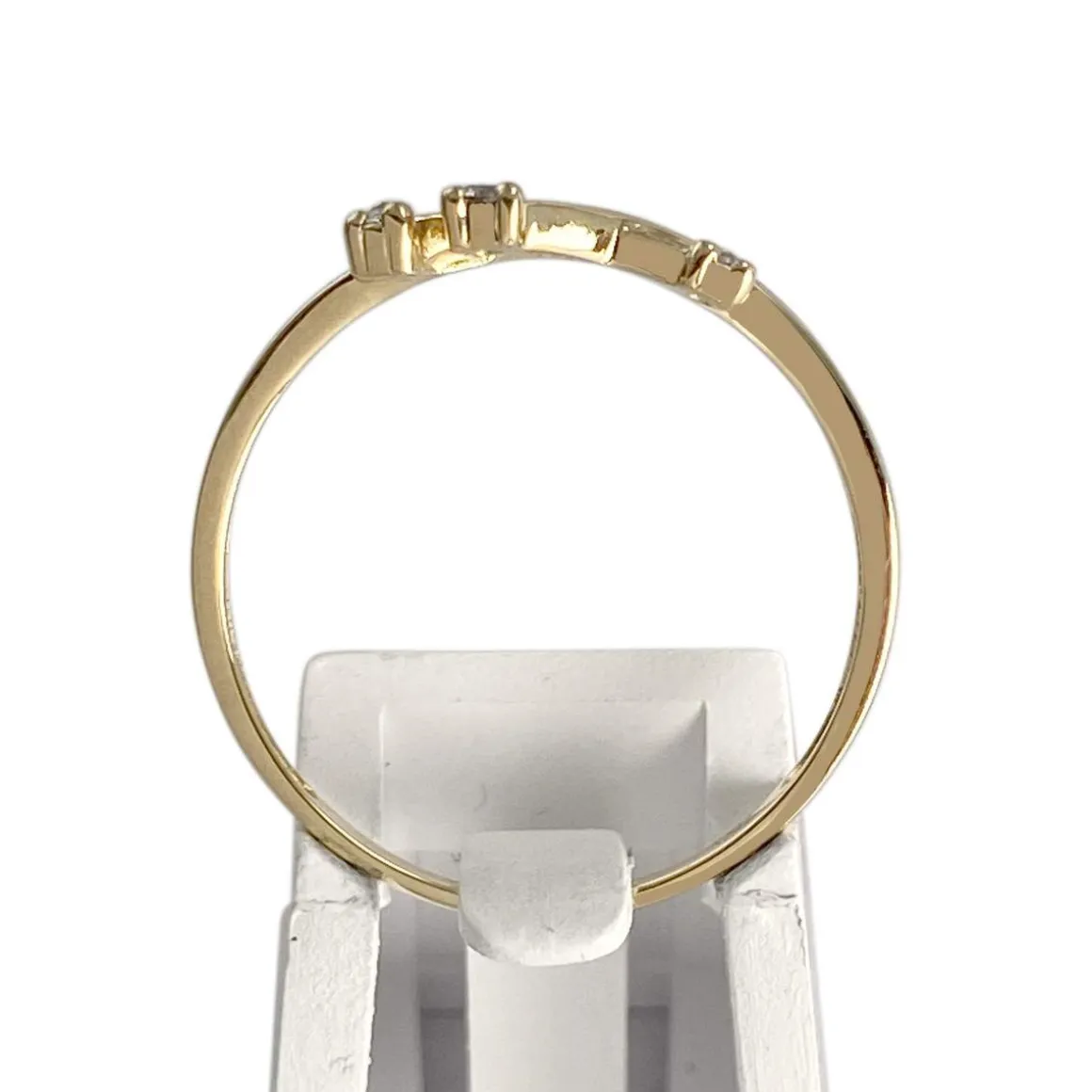 Bague d'occasion or 750 jaune diamants