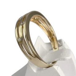 Bague d'occasion or 750 jaune diamant