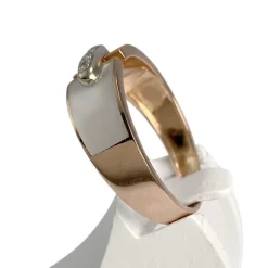 Bague d'occasion or 750 jaune diamants nacres