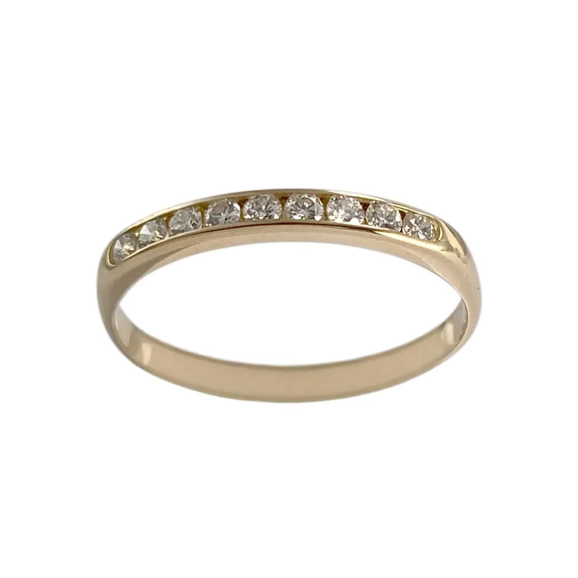 Bague d'occasion or 750 jaune diamants