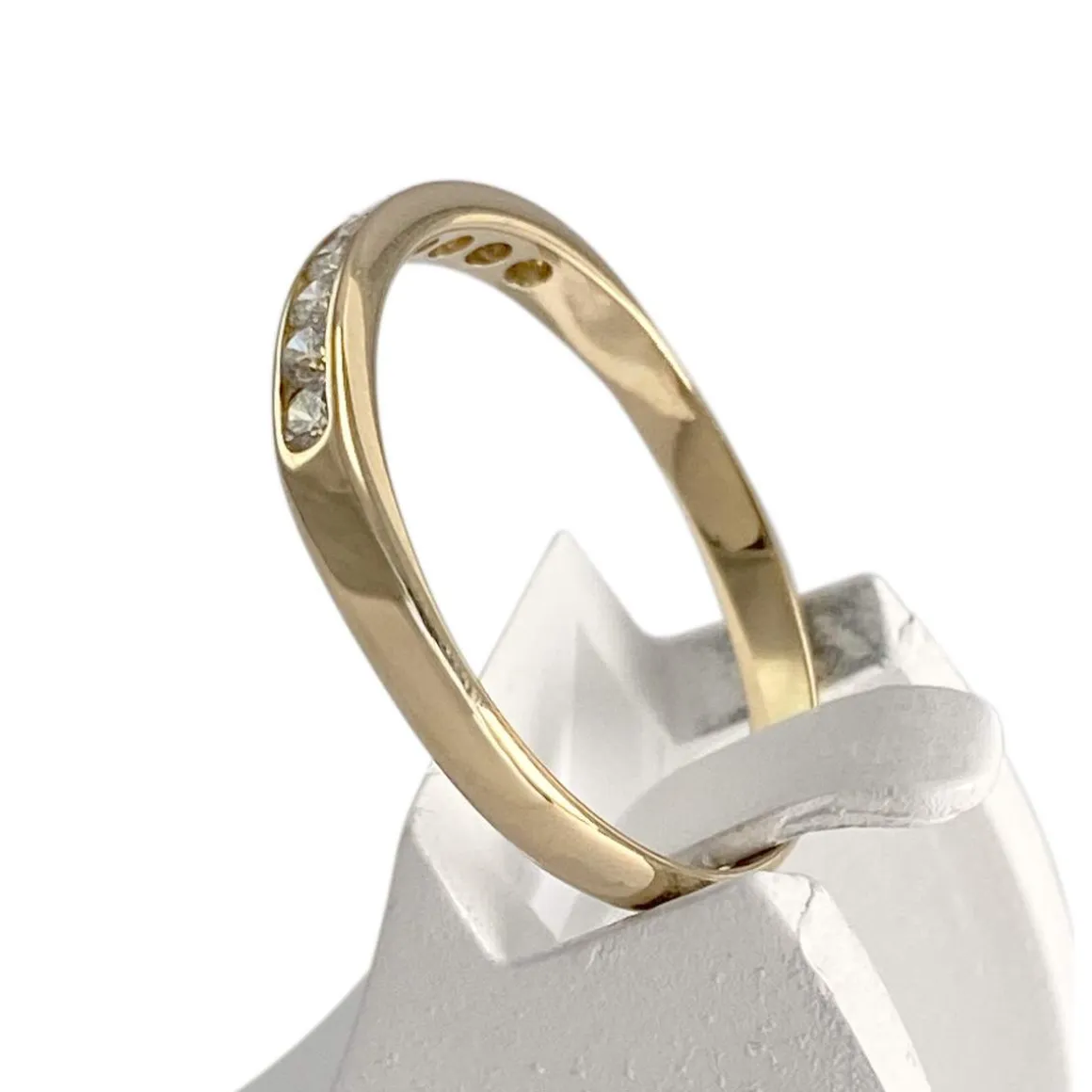 Bague d'occasion or 750 jaune diamants