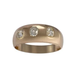 Bague d'occasion or 750 jaune diamant