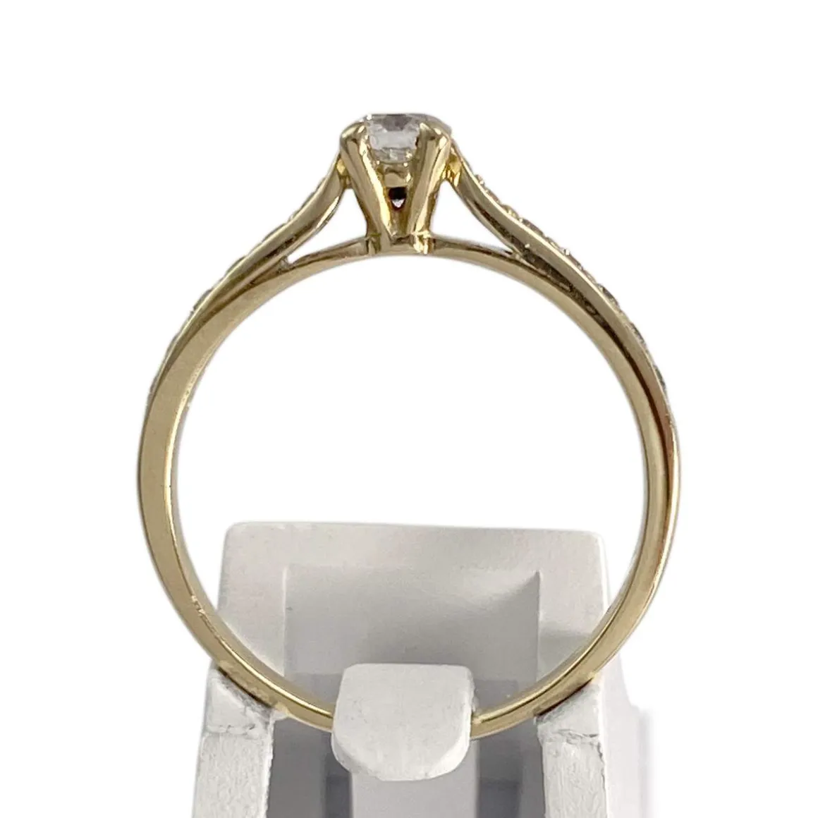 Bague d'occasion or 750 jaune diamants