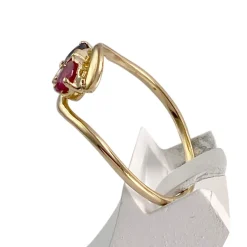 Bague d'occasion or 750 jaune diamant rubis saphir