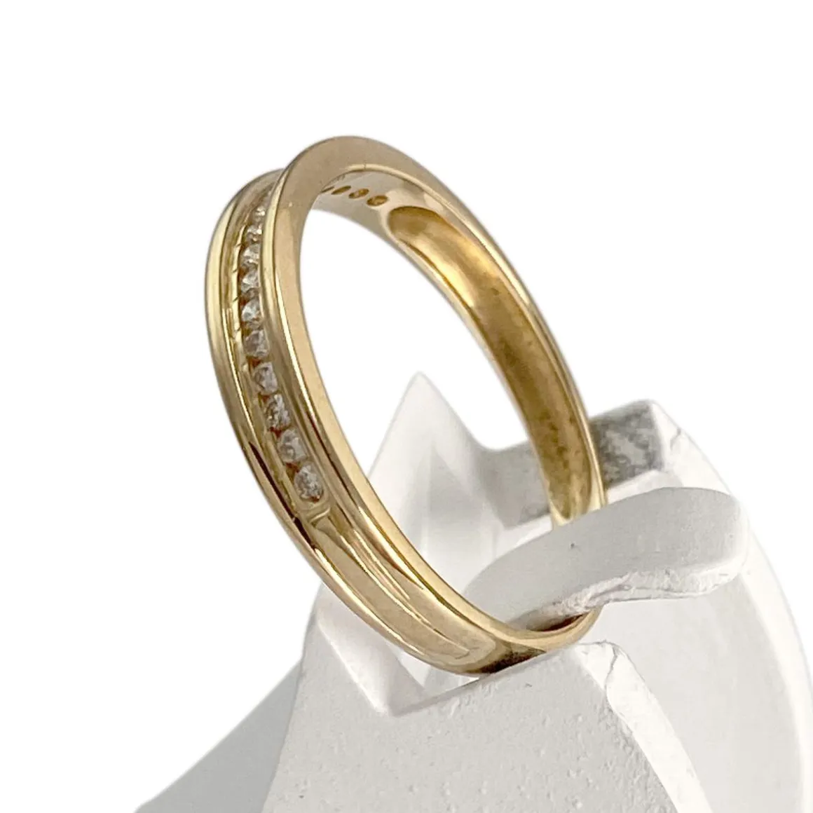 Bague d'occasion or 750 jaune diamant