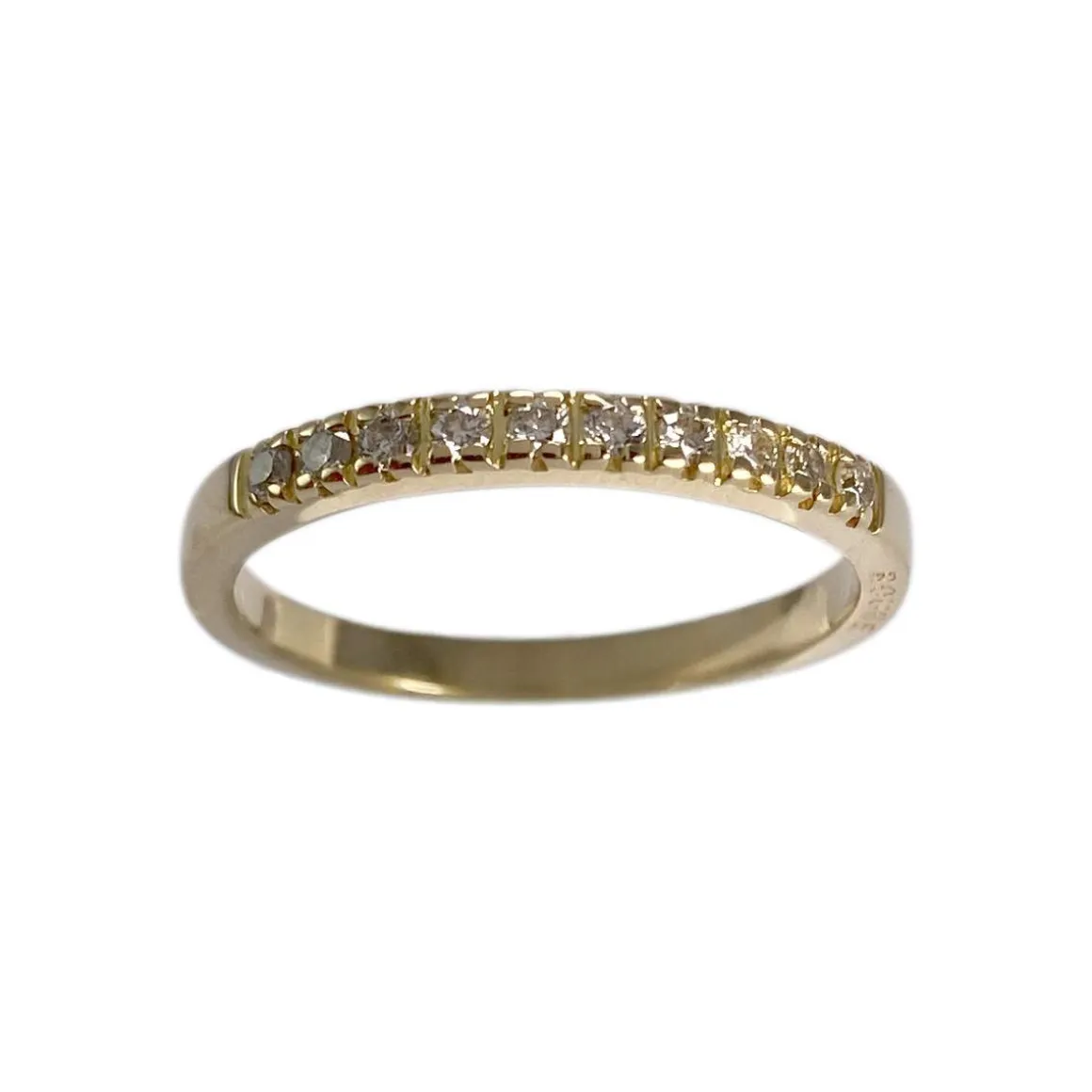 Bague d'occasion or 750 jaune diamants