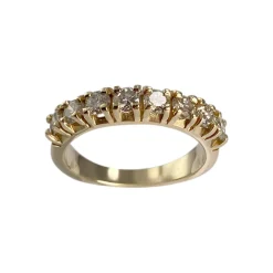 Bague d'occasion or 750 jaune diamants