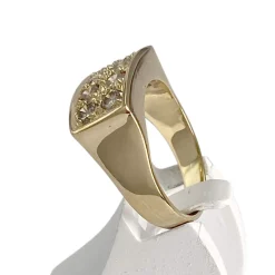 Bague d'occasion or 750 jaune diamant
