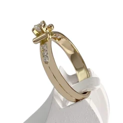Bague d'occasion or 750 jaune diamant