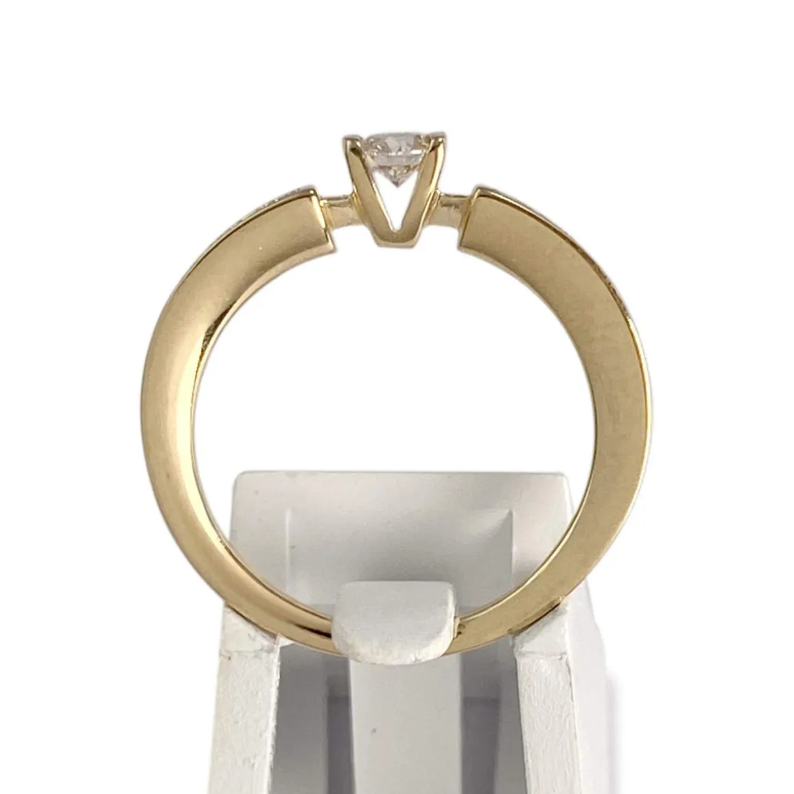Bague d'occasion or 750 jaune diamants