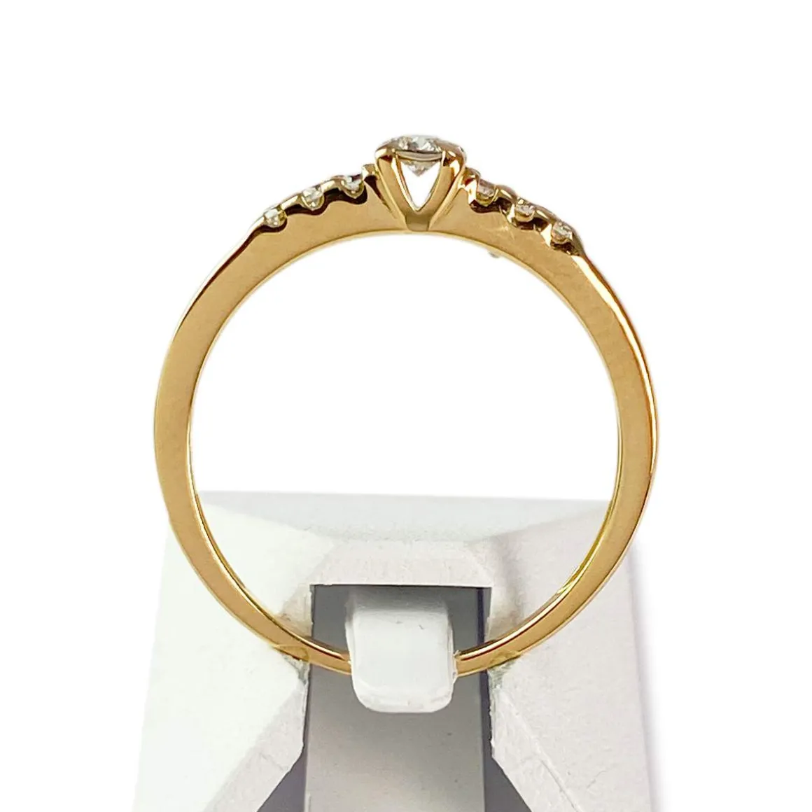 Bague d'occasion or 750 jaune diamants