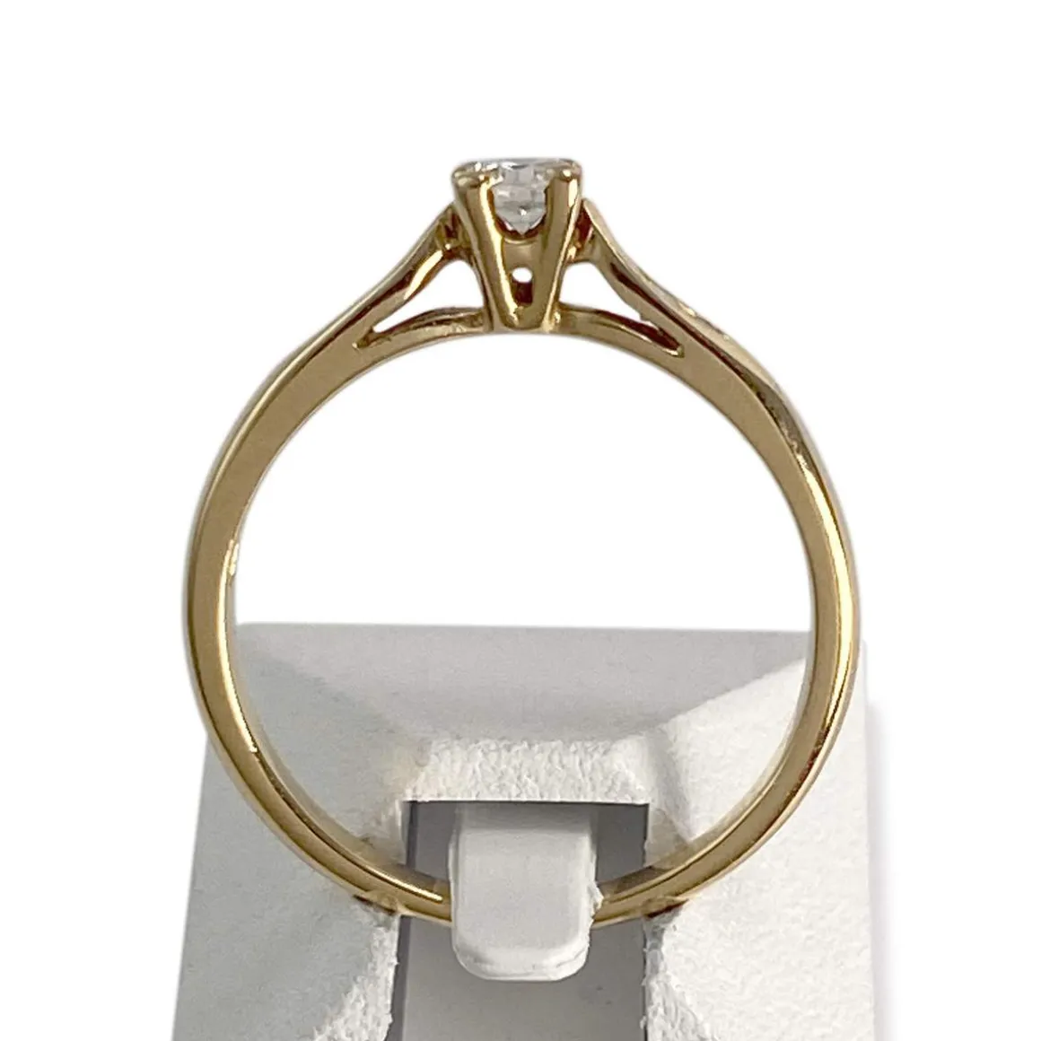 Bague d'occasion or 750 jaune diamants