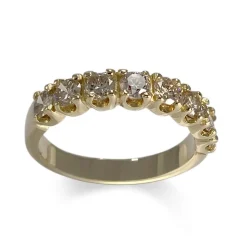 Bague d'occasion or 750 jaune diamants