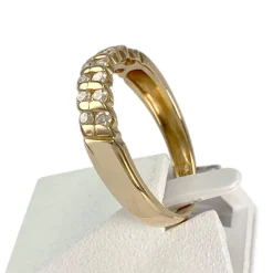 Bague d'occasion or 750 jaune diamants