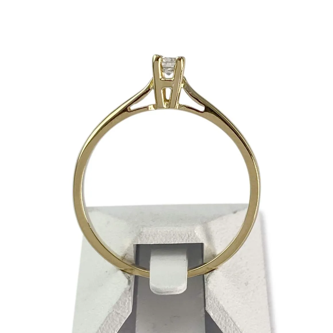 Bague d'occasion or 750 jaune diamant