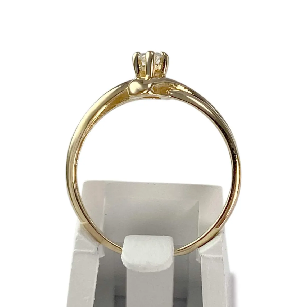 Bague d'occasion or 750 jaune diamant