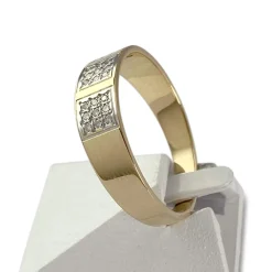 Bague d'occasion or 750 jaune diamant
