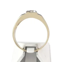 Bague d'occasion or 375 jaune et rhodié diamant