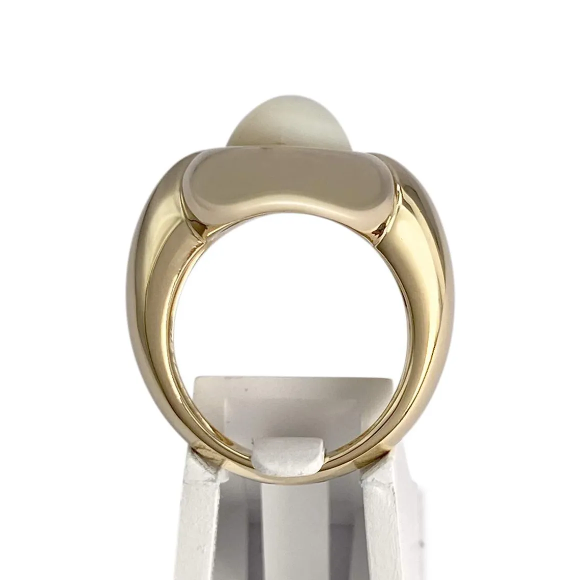 Bague d'occasion or 750 jaune nacre