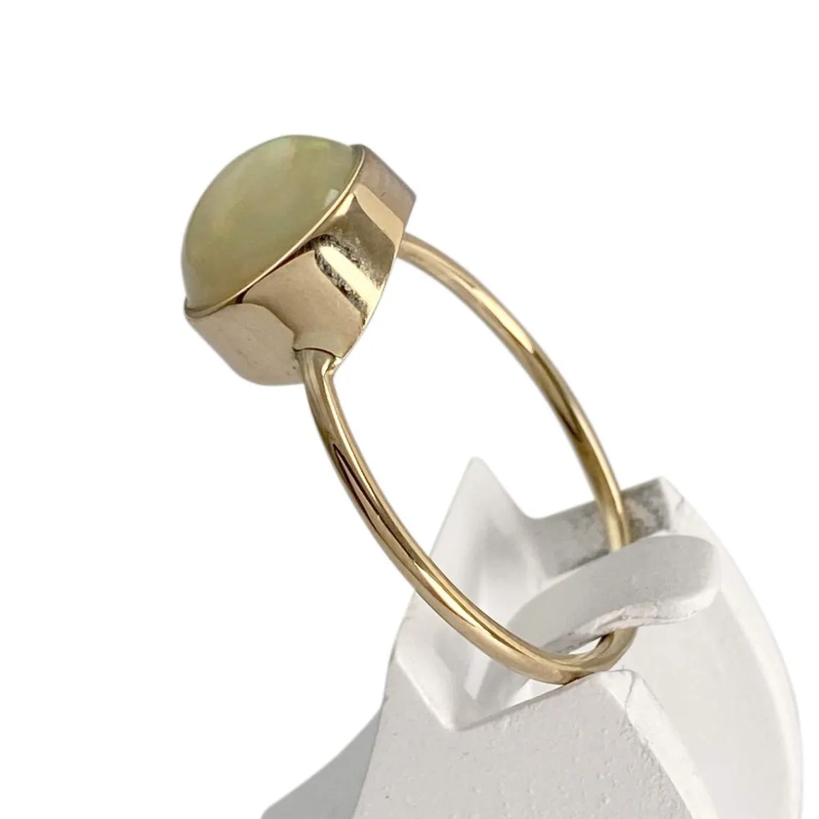 Bague d'occasion or 750 jaune opale