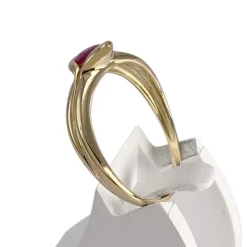 Bague d'occasion or 750 jaune rubis