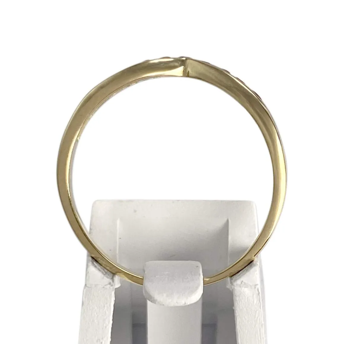 Bague d'occasion or 750 jaune rubis