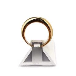 Bague d'occasion or 750 jaune saphir diamants