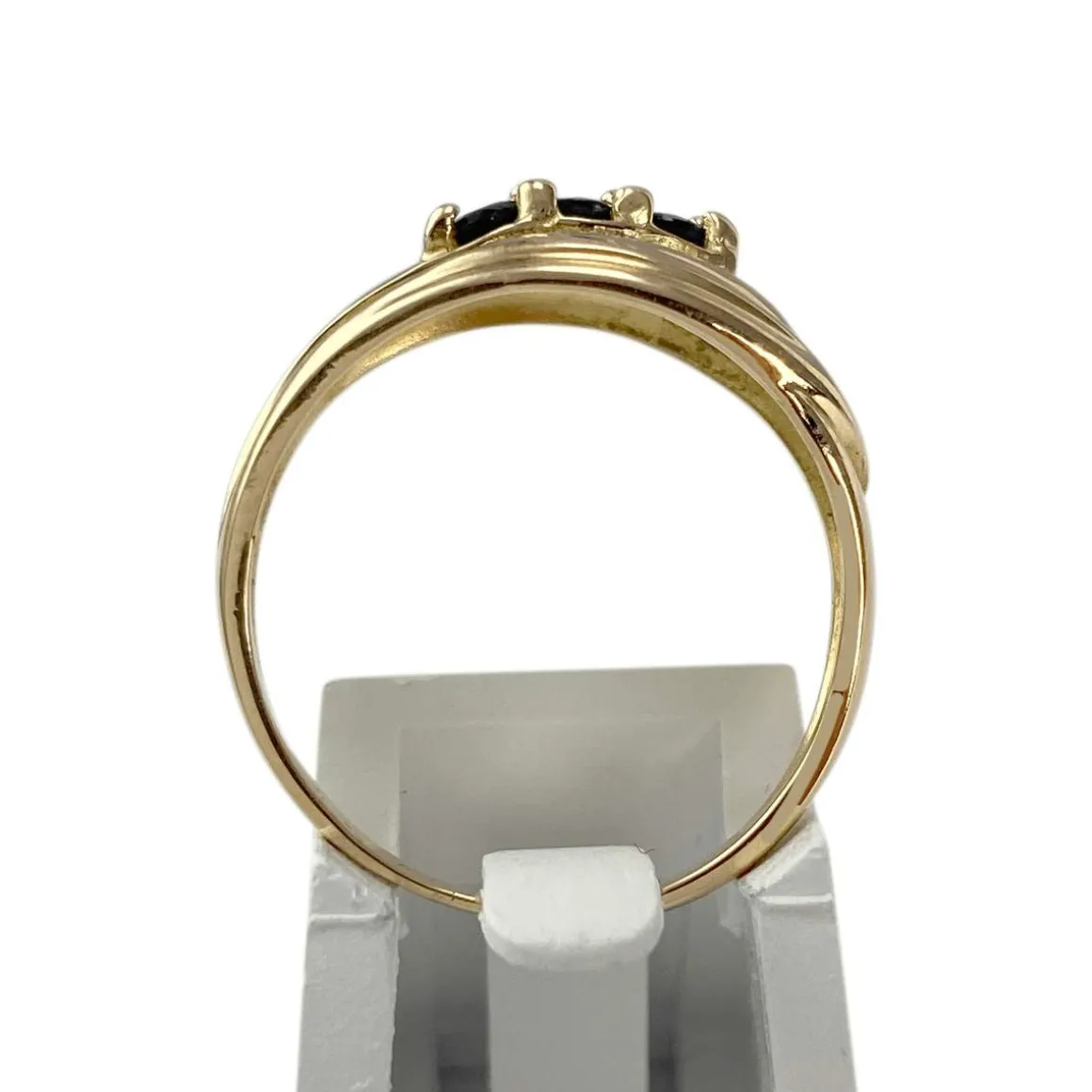Bague d'occasion or 750 jaune saphirs
