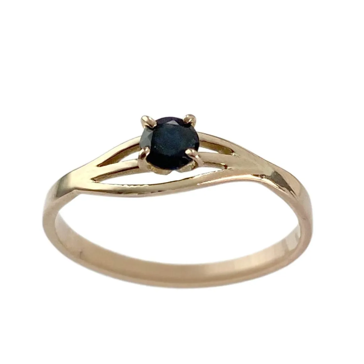 Bague d'occasion or 750 jaune saphir